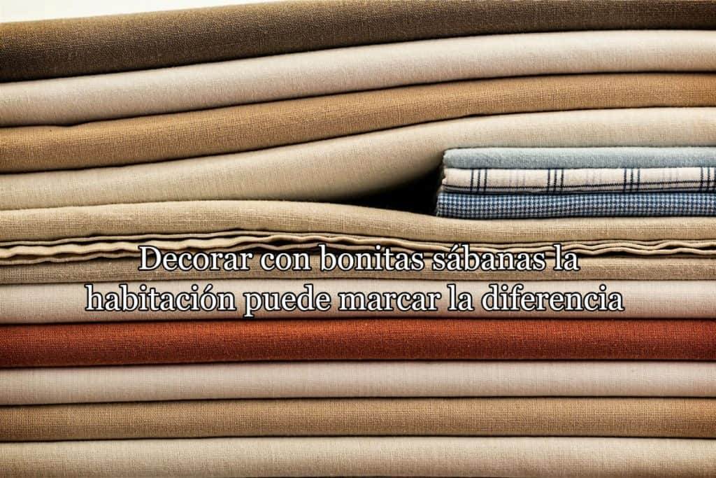 Sábanas para la cama