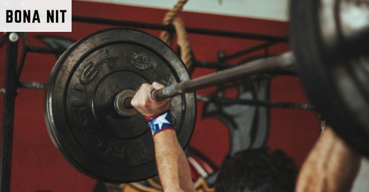 Person Carrying Black Barbell