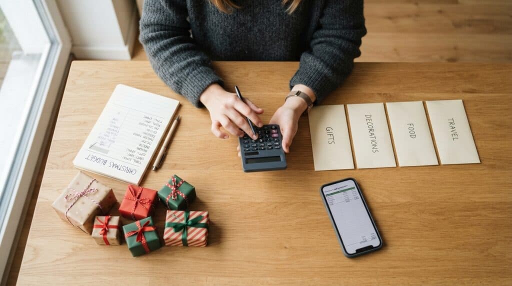 Presupuesto para organizar las compras navideñas