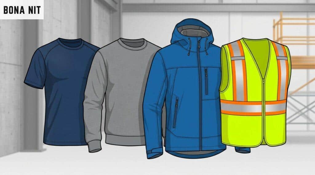 Profesionales con ropa de trabajo industrial y de construcción